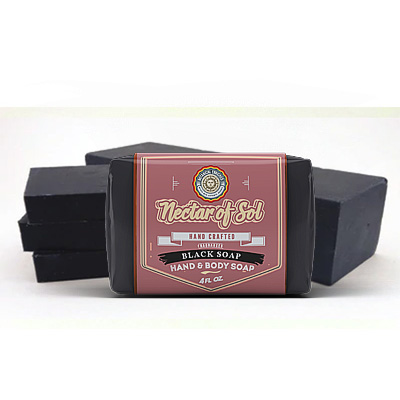 Nectar of Sol Handcrafted Black Soap